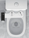 Electric toilet bidet, no need to disassemble the seat, can be equipped with a women's bidet, a household buttock flushing wonder, dual-nozzle cold and hot bidet flushing head Specification image